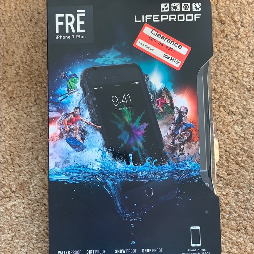 iPhone 7 Plus life proof fré case!